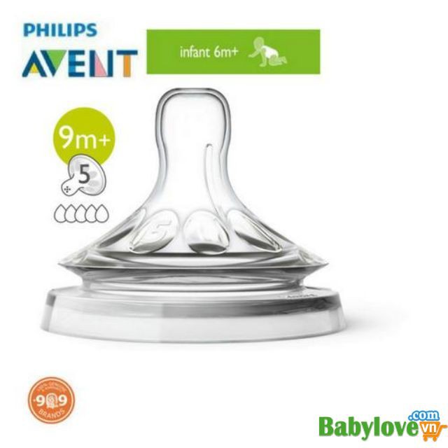 Bình sữa Philips AVENT 125-260-330ml chọn núm