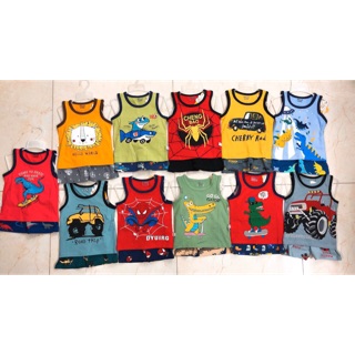 Bộ ba lỗ cotton xuất hàn