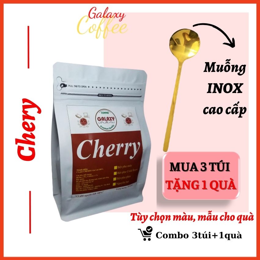 Cafe Cherry Galaxy Coffee Cafe Mít Rang Xay Gu Nhẹ Vị Chua Nhẹ Mùi Hương Hoa Và Mùi Mít Chín Gói 200g