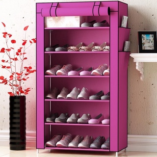 Tủ vải để giày 7 tầng 6 ngăn