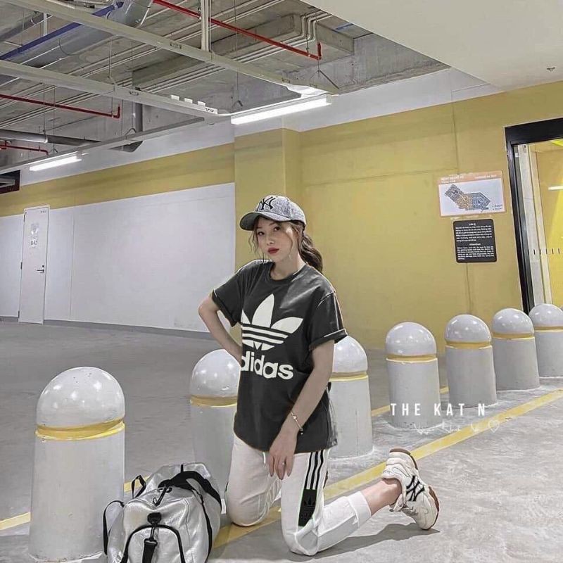 Bộ đồ nữ áo cộc quần dài Azidas chất đệp ZuLyshop | BigBuy360 - bigbuy360.vn