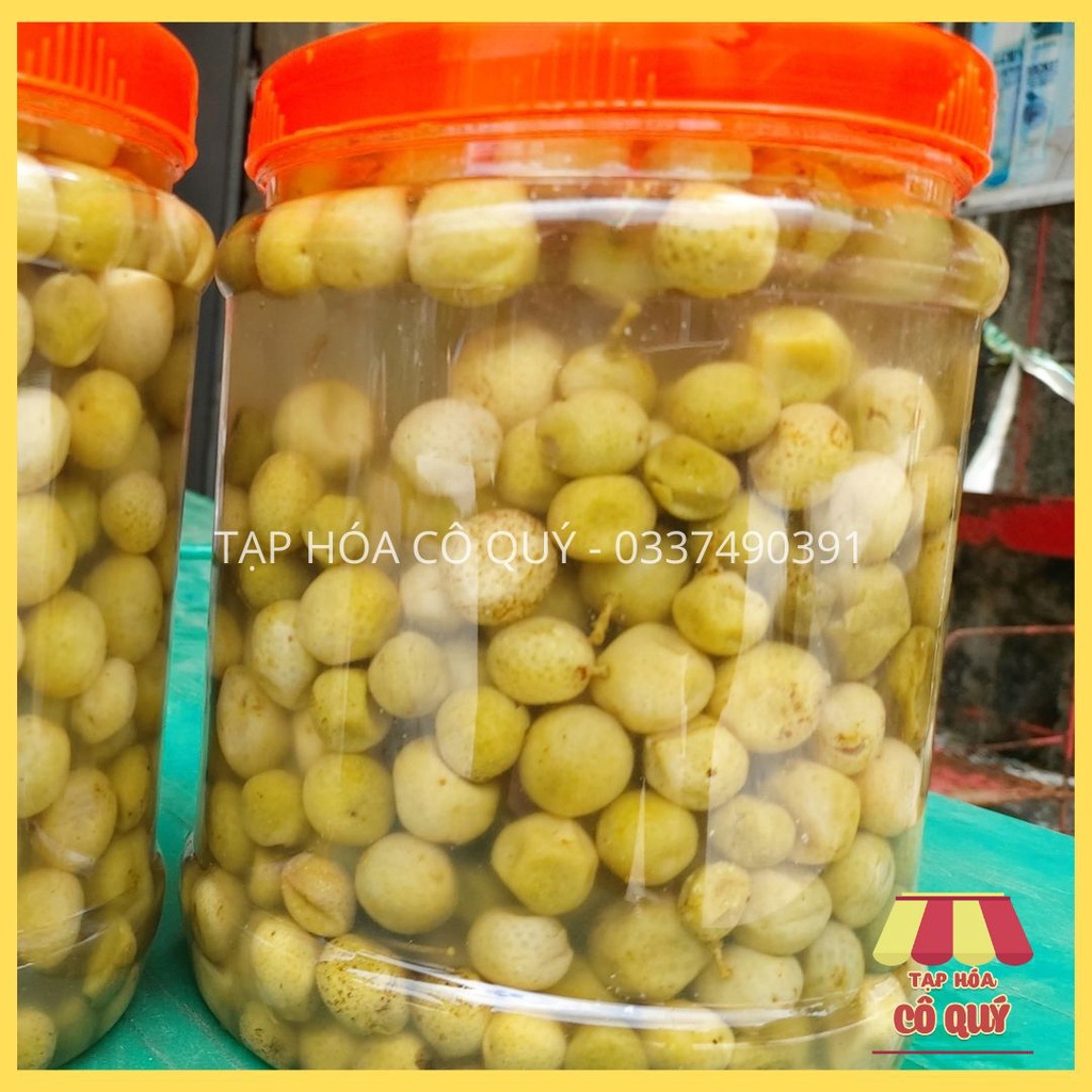 Quả Mắc Mật Tươi Ngâm Muối Ăn Quanh Năm, Mắc mật tươi ướp thịt quay, làm măng ớt - Tạp hóa cô Quý