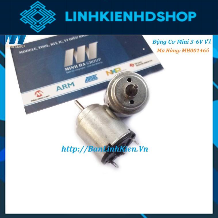 Động Cơ Mini 3-6V V1 Chế xe mô hình, làm quạt cực Títcho mô hình học tập.