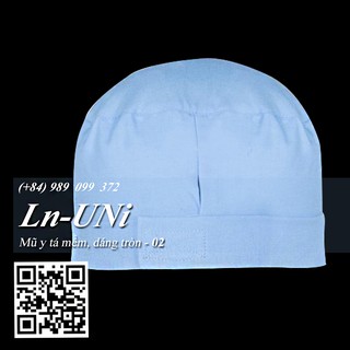 Mũ y tá mềm, dáng tròn 02