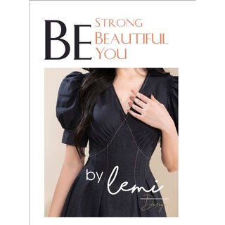 Váy denim tay bồng - lemi v03 váy tiểu thư cá tính