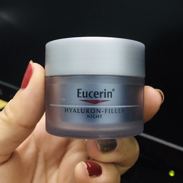 Set Eucerin Sensitive Protect Sun Fluid SPF 50+ Tặng Kem Đêm Eucerin Hyaluron Filler Night Cream 20ml