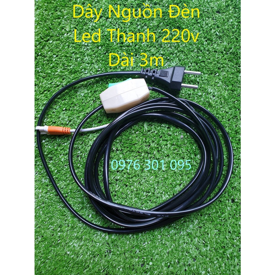 Thanh Đèn Led Điện 220v Có Vỏ Nhựa Siêu Sáng
