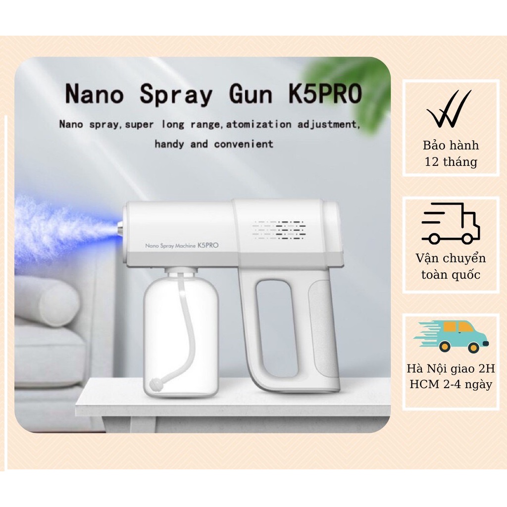 Máy Xịt Khử Khuẩn Hàng Cao Cấp Dùng Cho Văn Phòng, Cá Nhân, Gia Đình