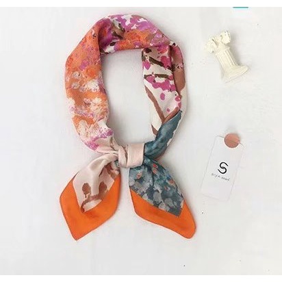 Khăn Choàng Cổ Vuông 70CM(27.5*27.5 Inches) WJ1026-59 Giả Lụa