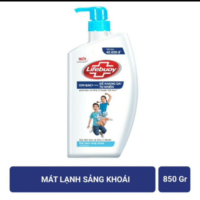 Sữa tắm lifebuoy 850gr ( ngẫu nhiên)