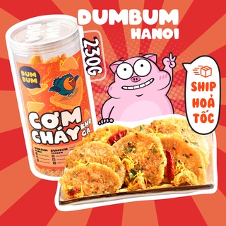 Cơm cháy lắc khô gà 250g Dumbum đồ ăn vặt Hà Nội