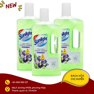 Nước lau sàn Sunlight hương hoa diên vỹ chai 1 kg