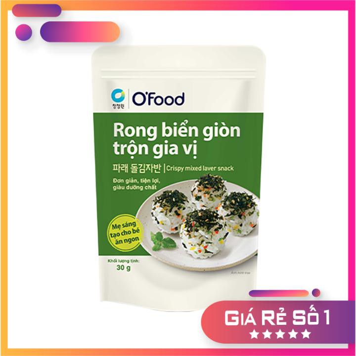 Rong biển giòn trộn gia vị ăn liền O’food 30g