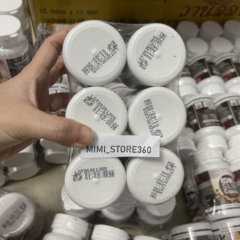 Giảm cân Idol 15 viên SLIM COFFEE dạng viên trắng chuẩn Thái Lan