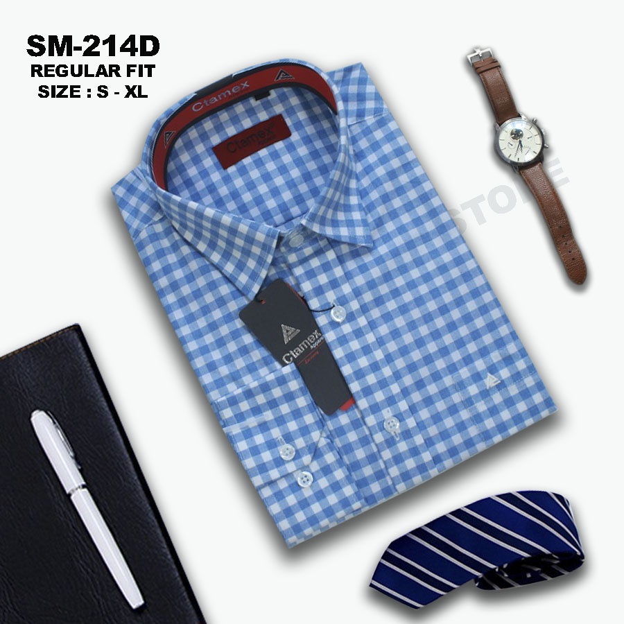 Áo Sơ Mi - Áo Sơ mi Nam kẻ ca rô tay dài chất cotton cao cấp mềm mịn dáng Regular lịch lãm
