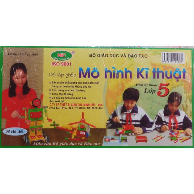 Bộ lắp ghép mô hình kỹ thuật Lớp 4 hoặc Lớp 5 - MIC