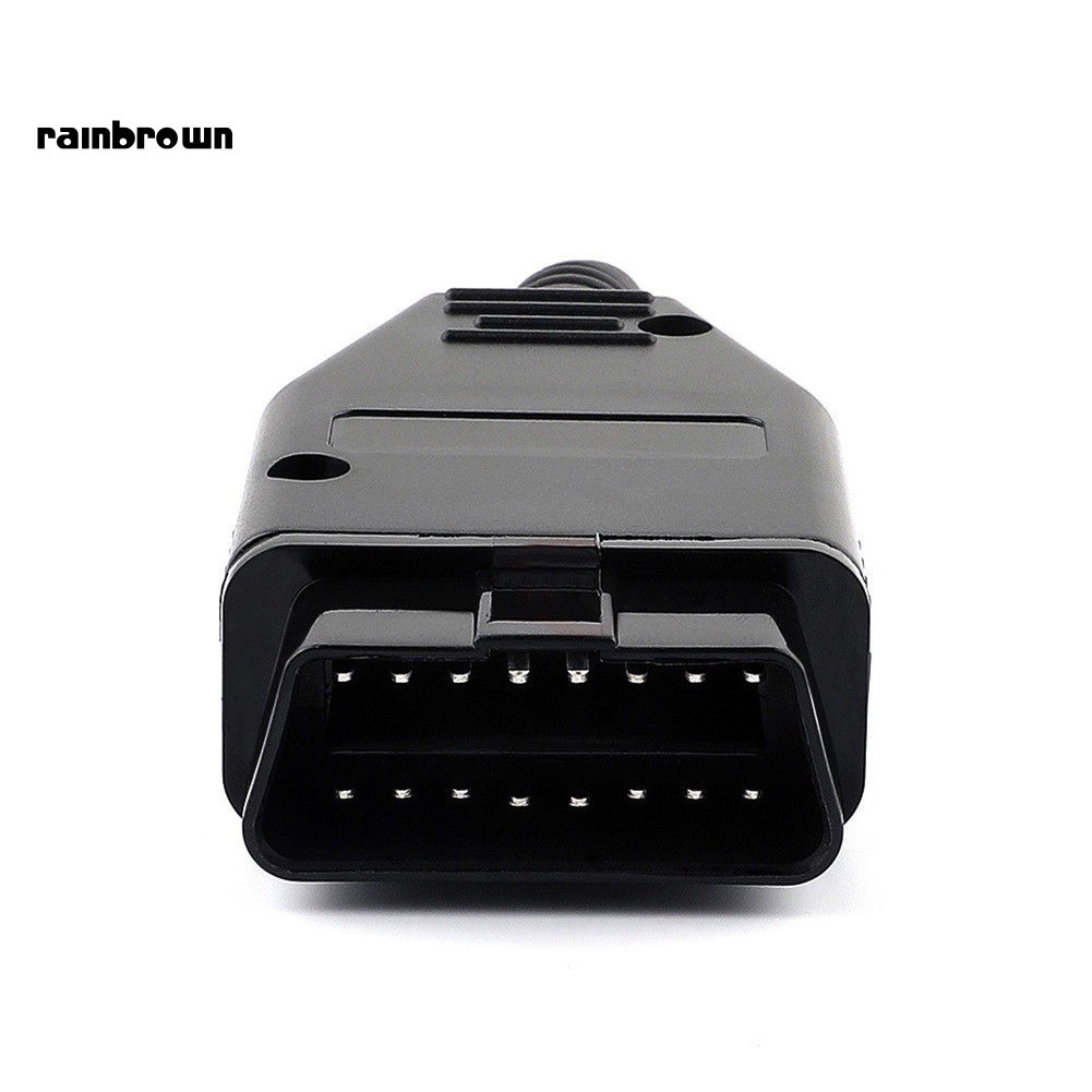 RB_Durable 16 Pin Male Shell Diagnostic Adaptor Cable OBD2 Connector Plug Auto Tool