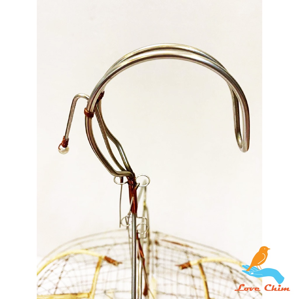 Lồng bẫy chào mào, Lồng bẫy chim chào mào chất liệu Inox chống hoen rỉ  siêu nhạy LOVE CHIM