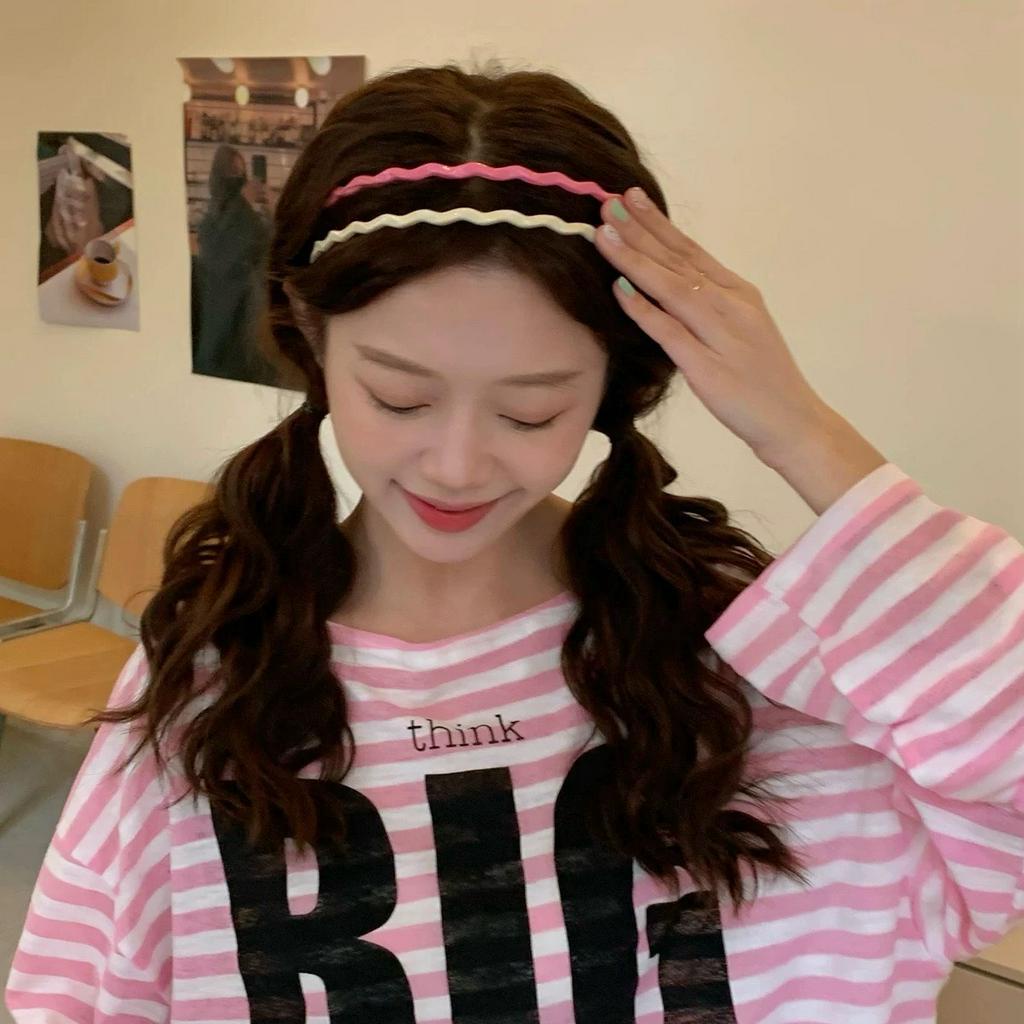Băng đô cài tóc cute tiểu thư lượn sóng màu kẹo ngọt dễ thương cho nữ phong cách hàn quốc CT20 JOLY