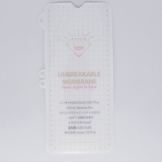 Miếng dán PPF mặt trước cho Xiaomi Mi 9/ Redmi Note 7 Chống Xước tự phục hồi