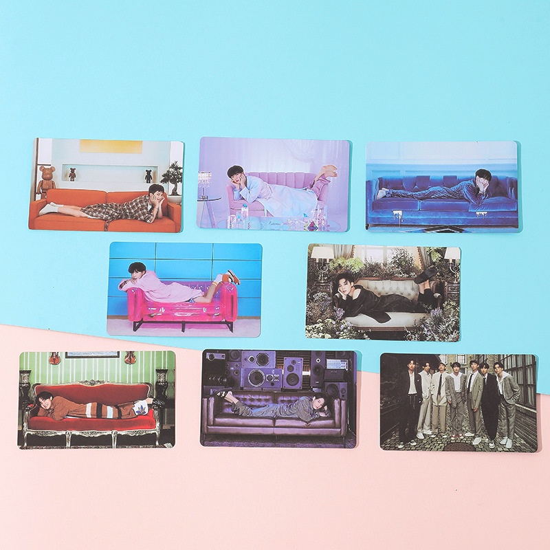 8pcs/set BTS BE Album FLO photocards Official Same Style
