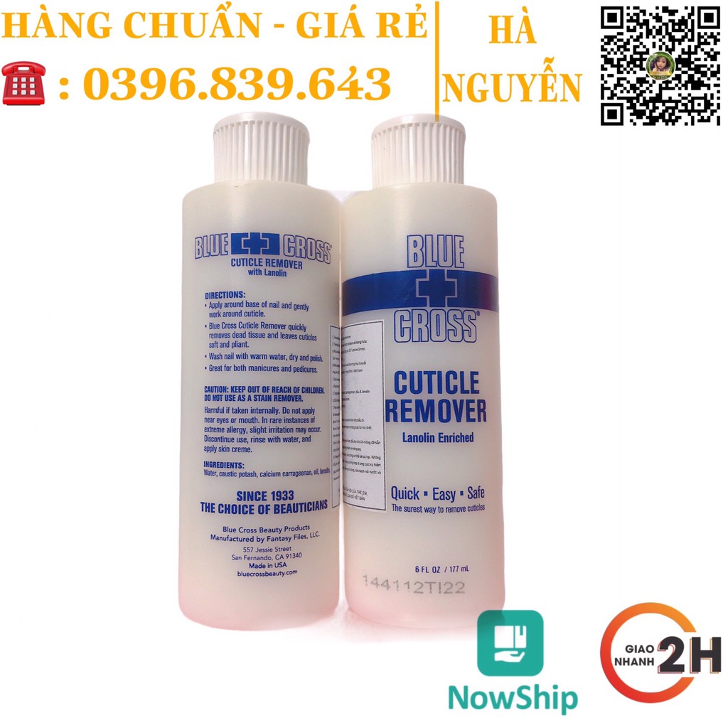 [Hàng Nhập Khẩu Có Tem Phụ] Kem Làm Mềm Da Nail Blue Cross  Mỹ - Không Cần Ngâm Nước Dung Tích 177ml