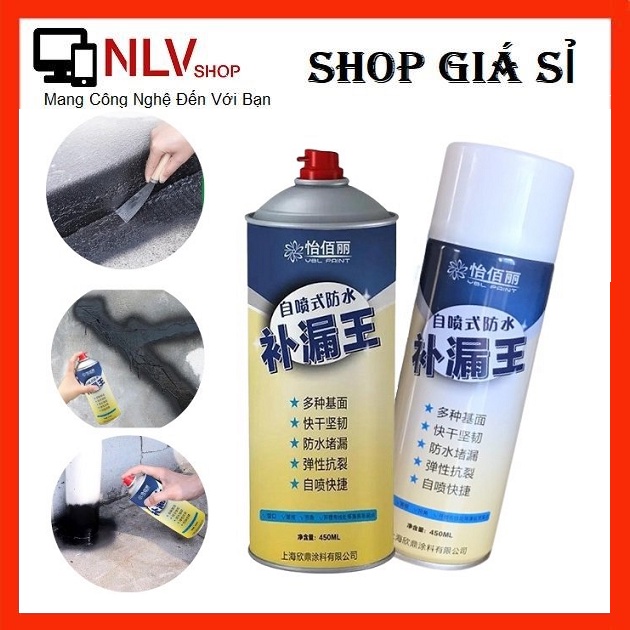 Xịt Chống Thấm, Bình Xịt Chống Dột, Sơn Chống Thấm Đa Năng Nano