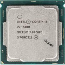 CPU intel I5 - 7500+7400 Tray không box+tản