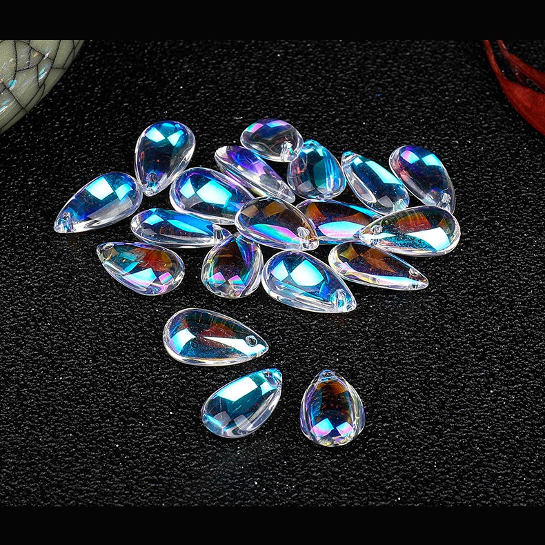 5 hạt giọt nước 14*8mm nguyên liệu làm trâm làm trang sức cổ trang cosplay cổ phục