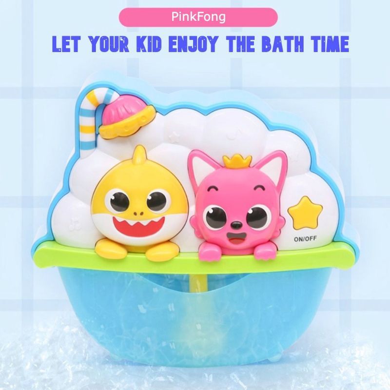 ĐỒ CHƠI NHÀ TẮM MÁY TẠO BONG BÓNG PINKFONG CHO BÉ
