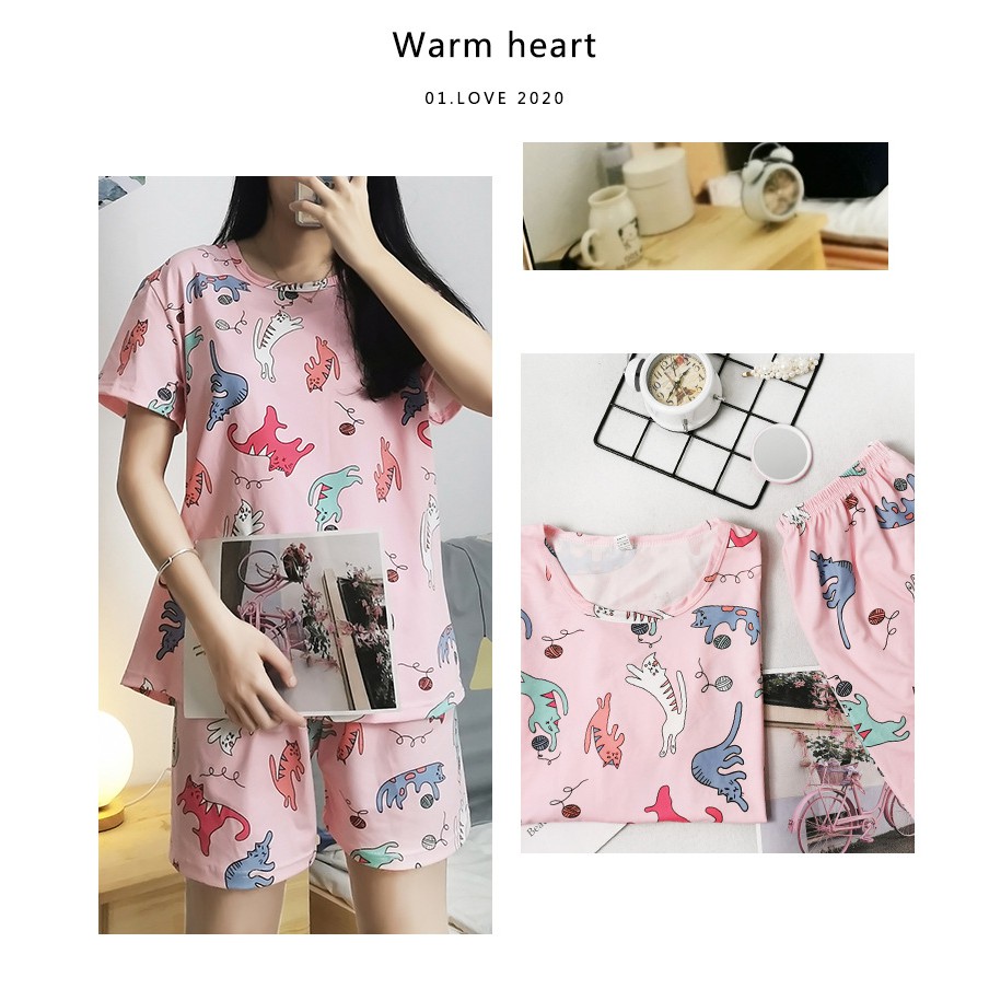 [Mã WAPUSH hoàn 12% xu đơn 99k] Bộ cộc tay cotton mềm mịn họa tiết siêu dễ thương Zinti | BigBuy360 - bigbuy360.vn