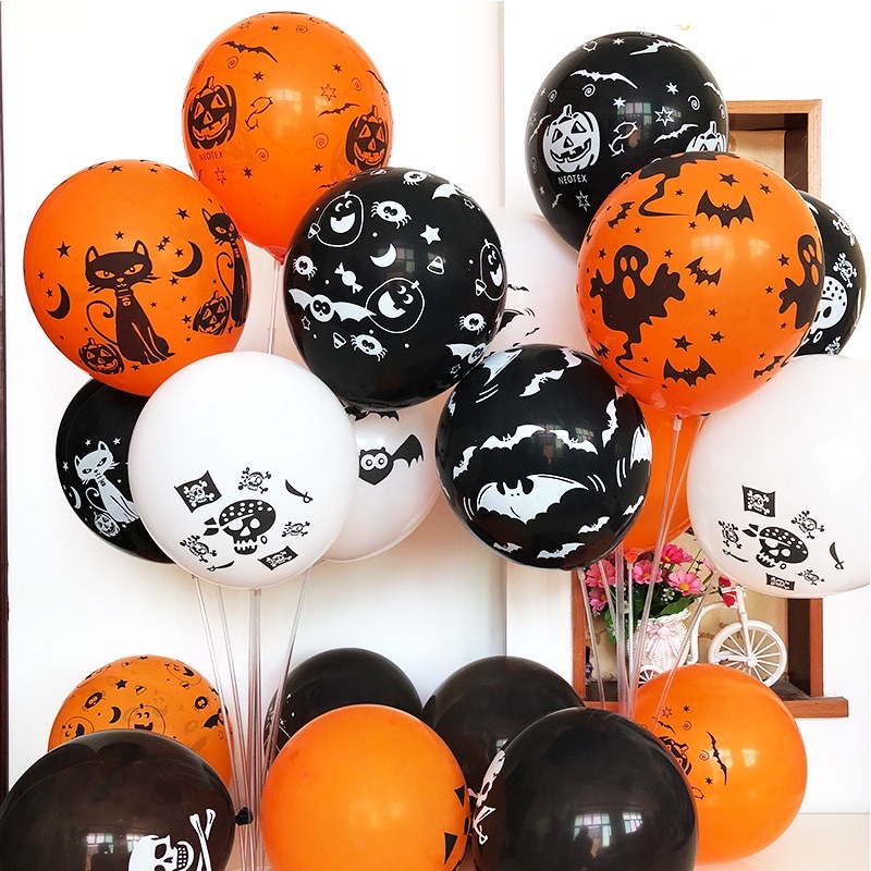 Túi 100 quả bóng bay halloween