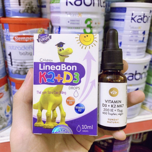 Kèm quà tặng Vitamin K2 D3 LineaBon 10ml