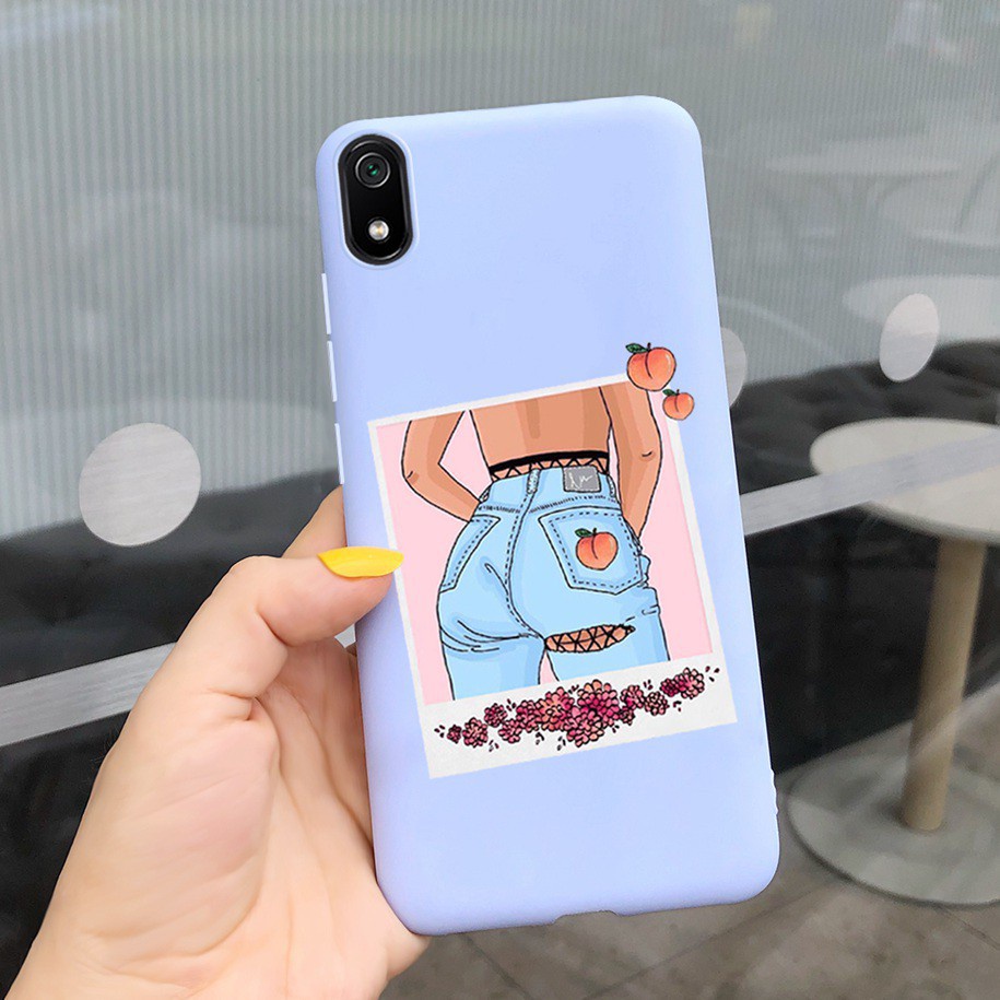 Ốp điện thoại silicone mềm hợp thời trang cho Xiaomi Redmi 7a 7 A7