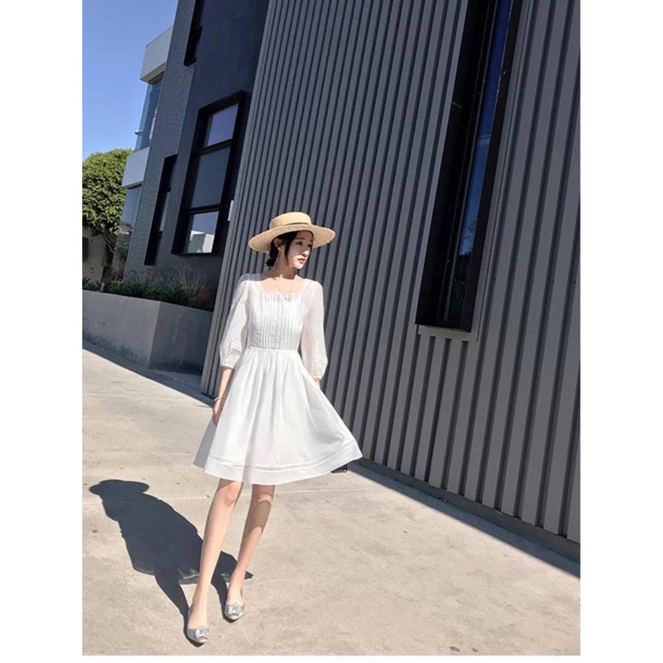 Đầm xô phối ren 3 màu | BigBuy360 - bigbuy360.vn