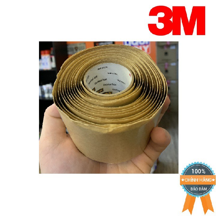 [TIỆN LỢI] Băng keo cao su 3M Mastic Scotch® 2228, cỡ 2 in x 10 ft x .065 in giúp cho quá trình sửa chữa nhanh vỏ cáp.