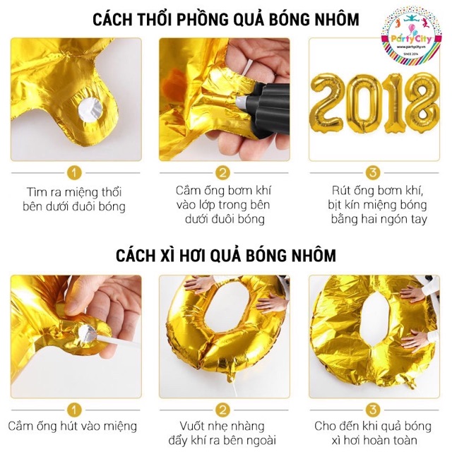 Set bóng đầy tháng cho bé trai gái trang trí đơn giản tại nhà