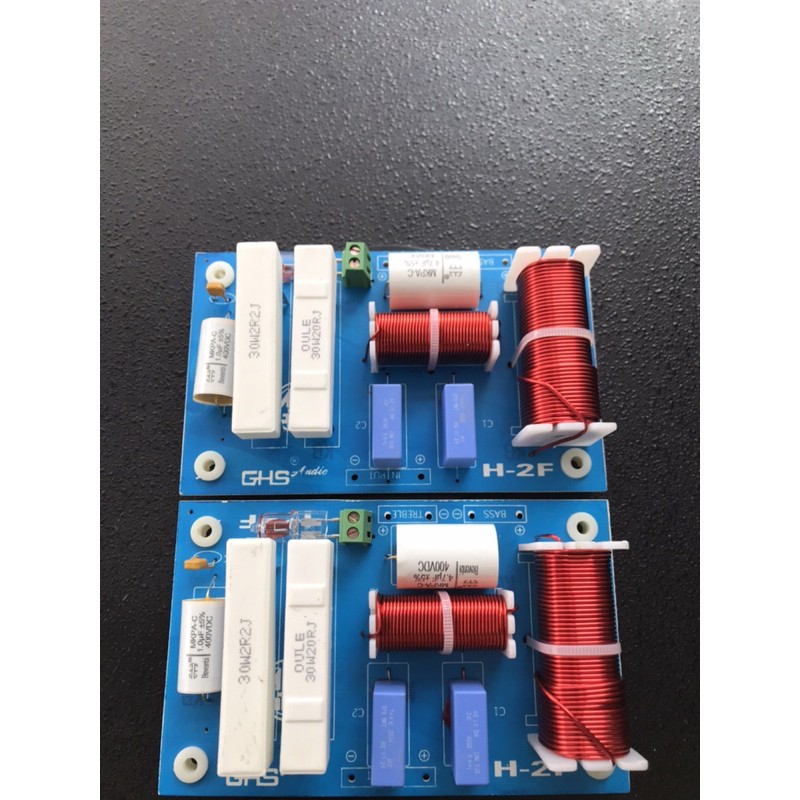 Mạch phân tần Full đơn  H-2F / lọc loa 2 Way 1 treble 1 bass 40
