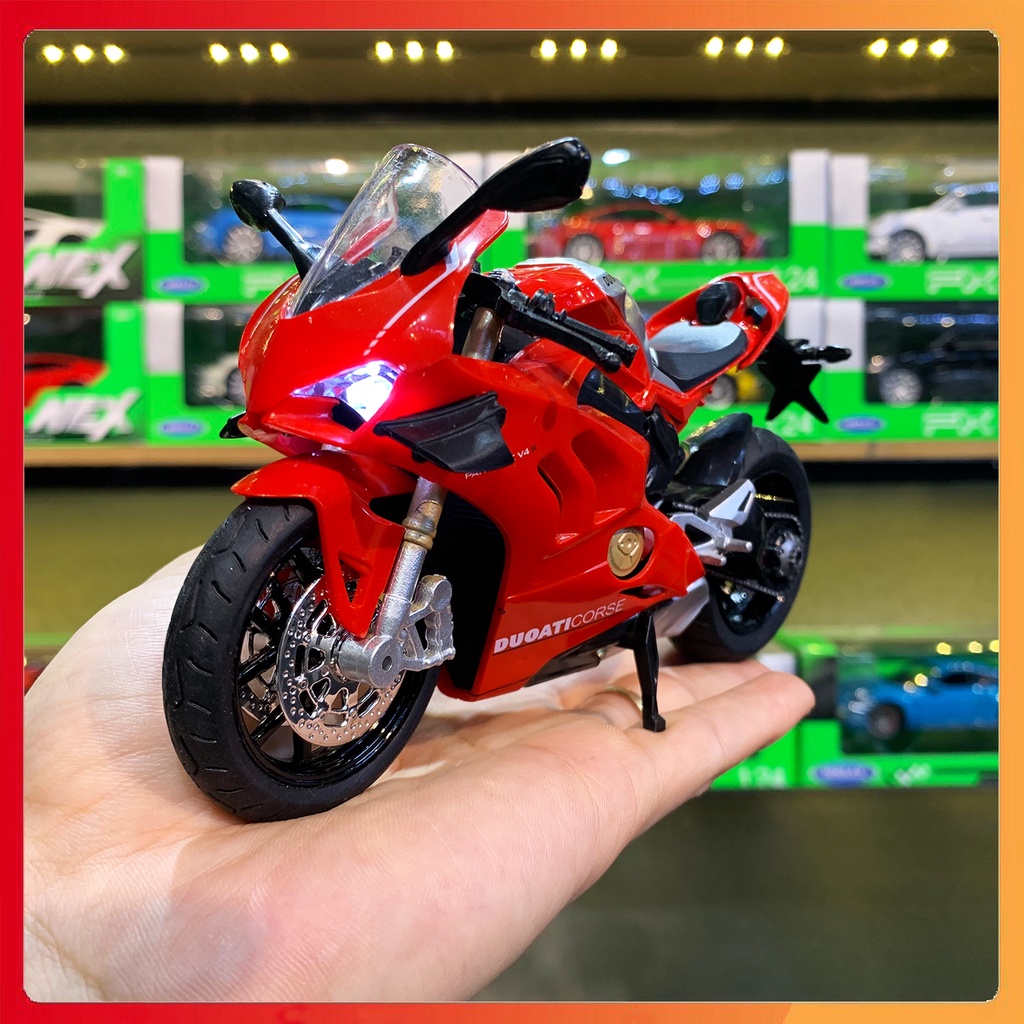 Xe mô hình Ducati1199 Panigale V4s tỉ lệ 1:12 Alloy