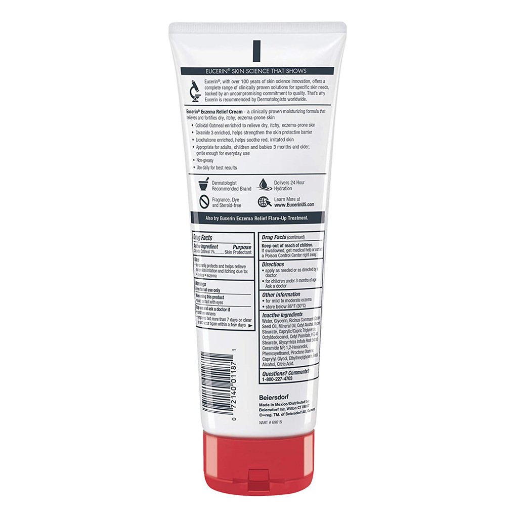 Kem Dưỡng Ẩm Eucerin Eczema Relief Body Cream 226g