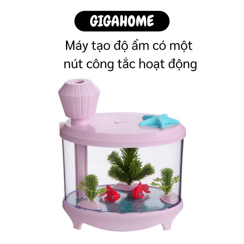 Máy Khuếch Tán Tinh Dầu GIGAHOME Máy Phun Sương Tạo Độ Ẩm Không Khí Hình Bể Cá Mini 7914