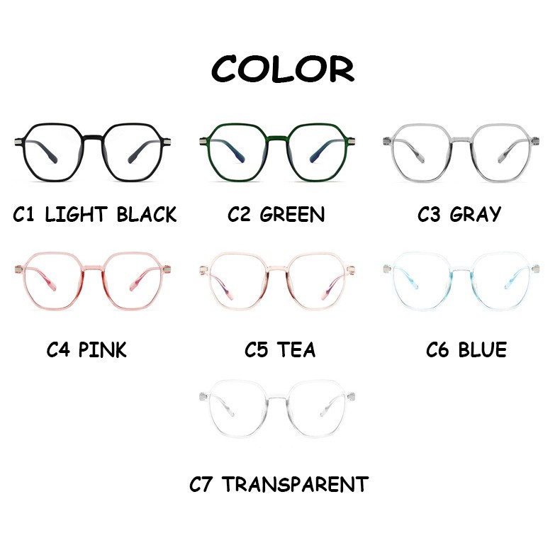 【Computer Chống Xanh Dương Glasses】Ladies Thời Trang PC Kính Khung Kính Mắt Nữ kính chống bức xạ | BigBuy360 - bigbuy360.vn