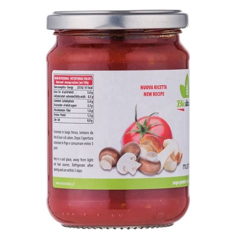 Nước sốt nấm hữu cơ Bioitalia organic mushroom sauce 350g