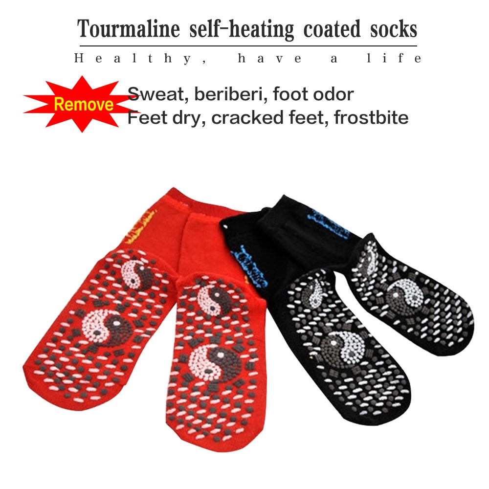 Vớ mát xa chân tự sưởi ấm thoáng khí thoải mái cho nam và nữ