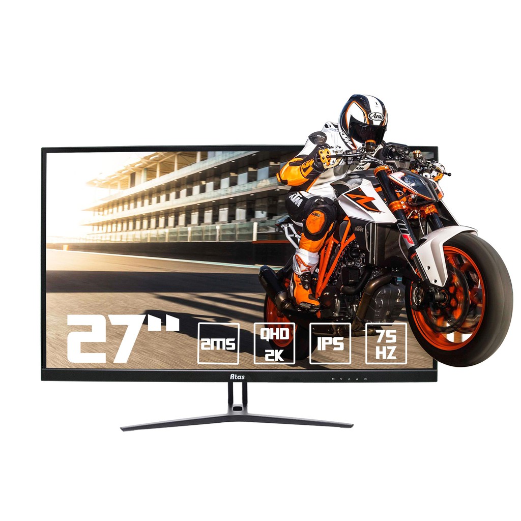 Màn hình 27 inch 2K Gaming ATAS YD270Q - Tấm nền IPS - 75HZ