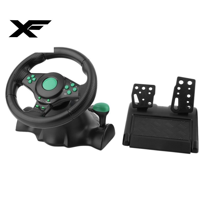 Vô lăng lái xe chơi game kết nối USB cho máy Xbox 360 Ps2