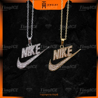 Dây Chuyền Mặt NikeS Đính Đá HIPHOP Unisex