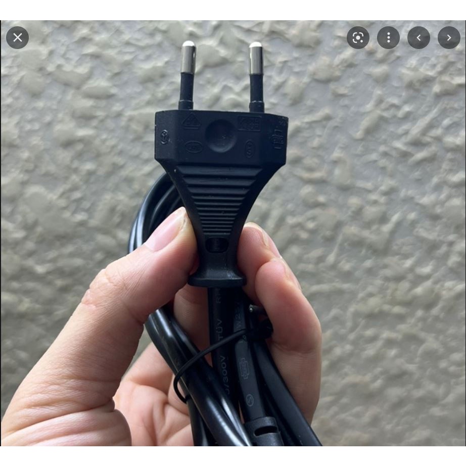 Hàng chính hãng - Dây nguồn số 8 zin, lõi đồng to bóc tivi SS, LG, Sony