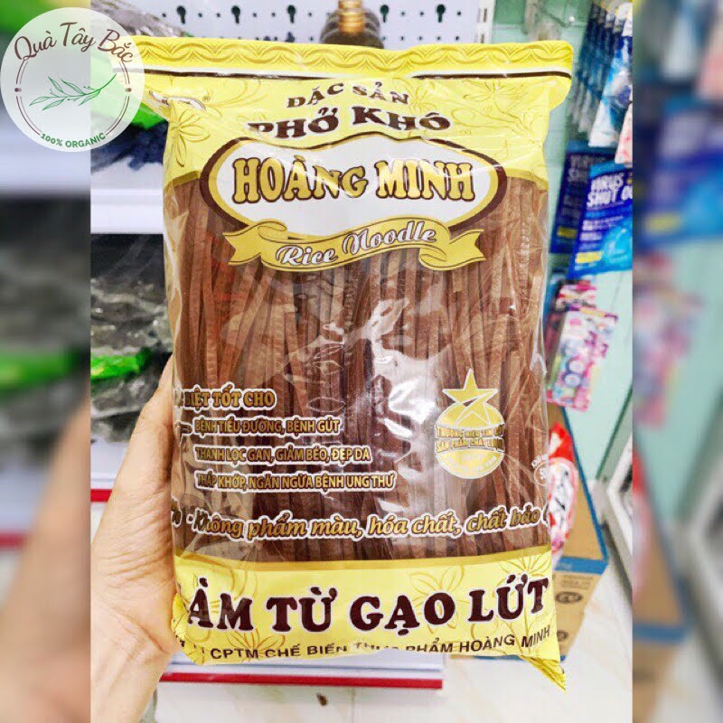 Đặc sản Bún gạo lứt Hoàng Minh 500gr, phở gạo lứt đỏ thực dưỡng Healthy | WebRaoVat - webraovat.net.vn