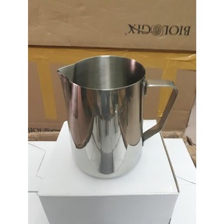 Ca inox 1000ml, không chia vạch, không nắp